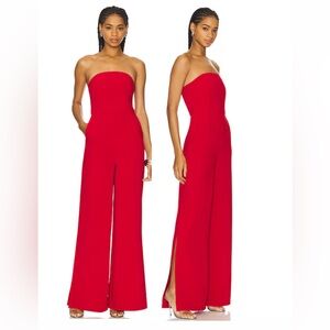 Lovers and friends $228 msrp sz small Ketchum Jumpsuit in Red